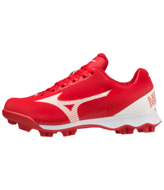 Mizuno Crampons de baseball Mizuno ENFANT Wave Lightrevo JR en caoutchouc moulé bas