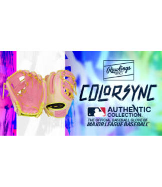 Rawlings HIDE OF THE HEART COLOR SYNC JAUNE ROSE 11,25Po