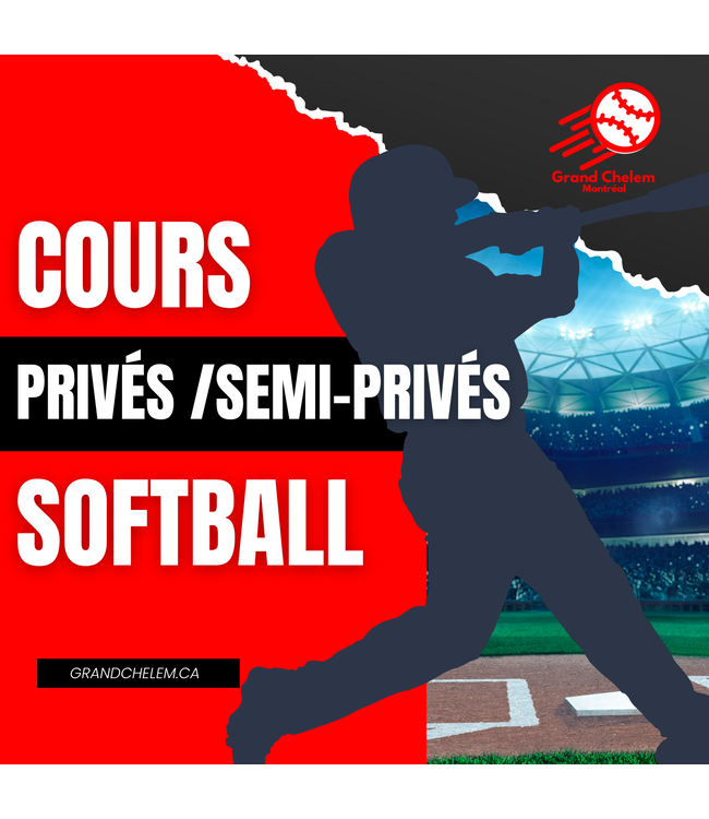 Cours de SOFTBALL SEMI-PRIVÉ