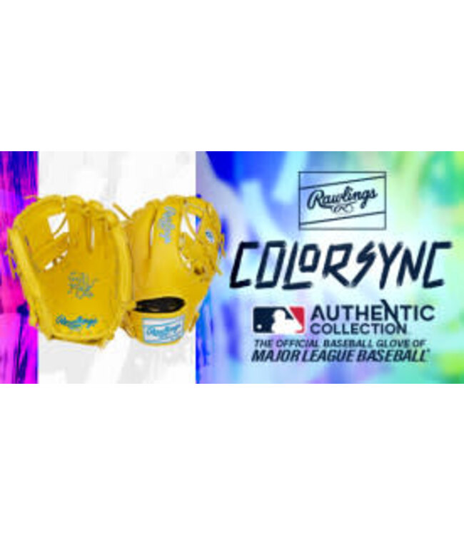 Rawlings HIDE OF THE HARD COLOR SYNC JAUNE INF