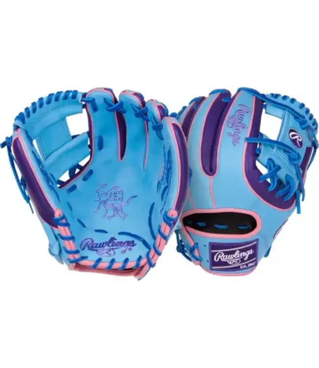 Rawlings HIDE OF THE HEART COLOR SYNC  BLUE PURPLE 11.5