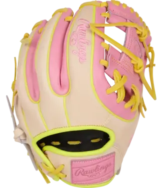 Rawlings HIDE OF THE HEART COLOR SYNC JAUNE ROSE 11,25Po