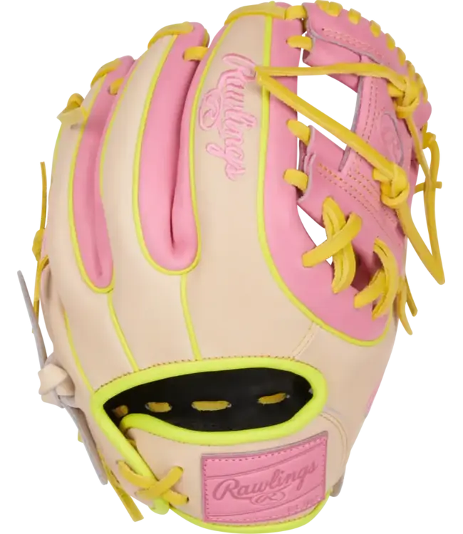 Rawlings HIDE OF THE HEART COLOR SYNC JAUNE ROSE 11,25Po