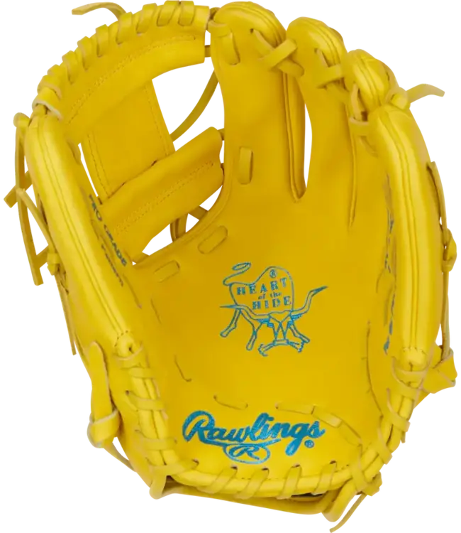 Rawlings Rawlings Heart of the Hide Color Sync 11.5" Yellow Infield Glove (2025)