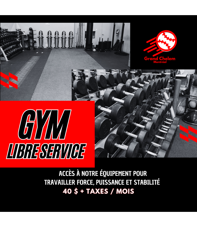 Forfait Gym accès libre