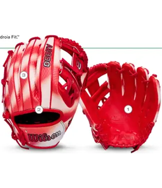 Wilson 2026 SPRING A2000 ZACH NETO GM Red 11.75