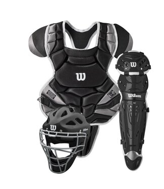 Wilson Équipement de receveur Pro Stock intermédiaire( NOIR)