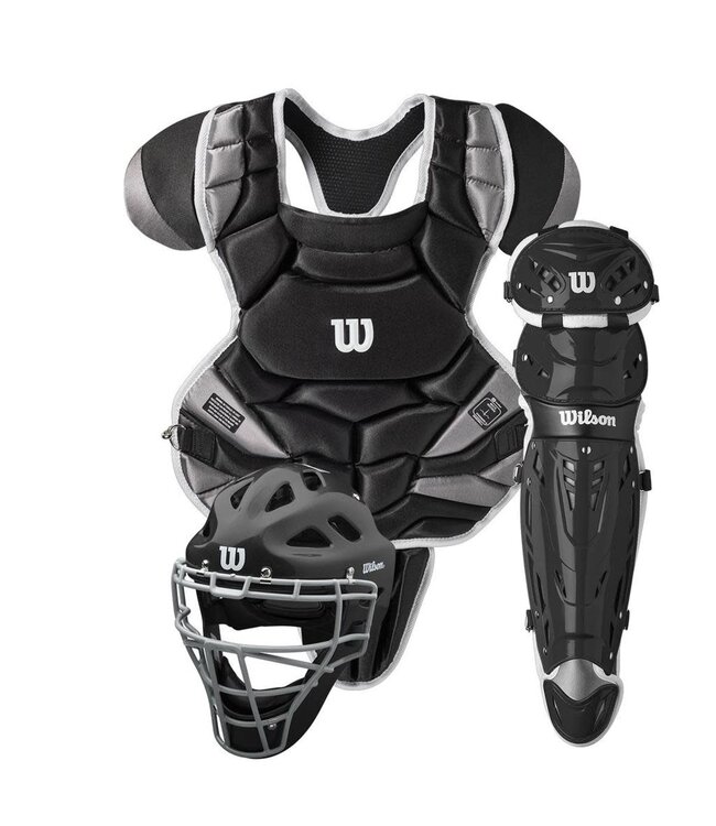 Wilson Équipement de receveur Pro Stock intermédiaire(NOIR)