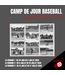 CAMP DE JOUR BASEBALL GRAND CHELEM - ÉTÉ 2026