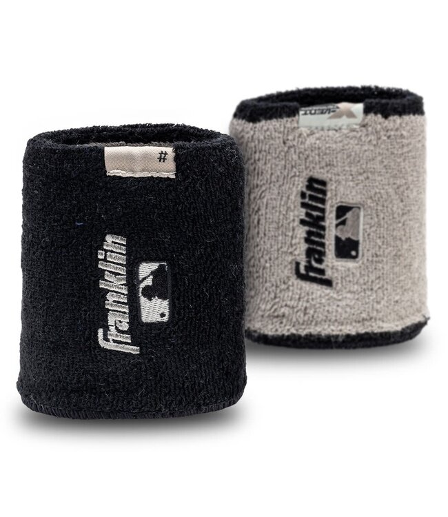 Franklin Franklin MLB X-Vent Reversible Wristbands 4"