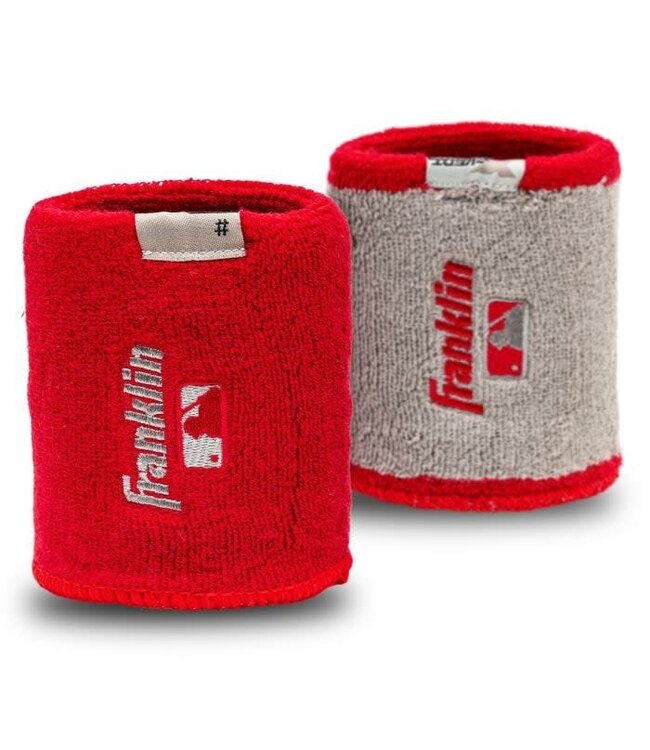 Franklin Franklin MLB X-Vent Reversible Wristbands 4"
