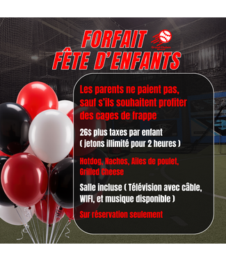 FORFAIT fête d' enfants