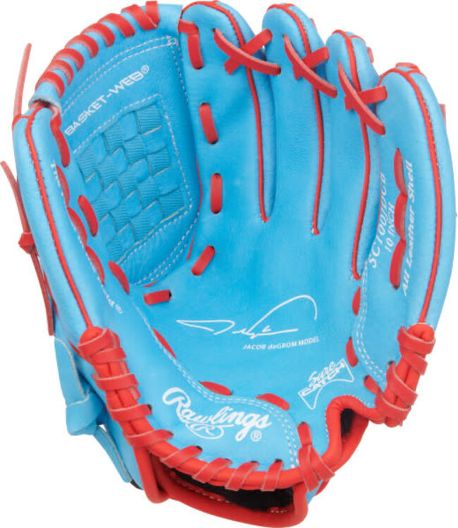Rawlings SURE CATCH SERIES YOUTH JACOB DEGROM SIGNATURE 10-INCH BASEBALL GLOVE