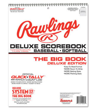 Rawlings GRAND LIVRE DE: CARNET DE SCORE DE BASEBALL
