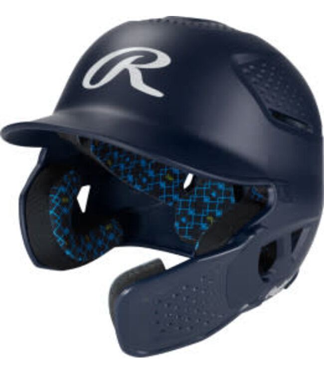 Rawlings Casque de baseball RX2 monochrome avec extension réversible