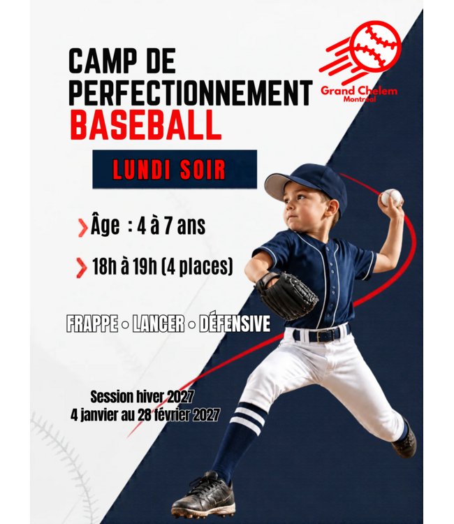 CAMP DE PERFECTIONNEMENT RALLY CAP - LUNDI SOIR - 18H À 19H