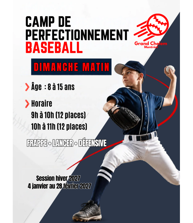 CAMP DE PERFECTIONNEMENT HIVER 2027 - DIMANCHE MATIN