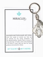 My Saint My Hero Blessed Mother Mary Miracles Key Ring
