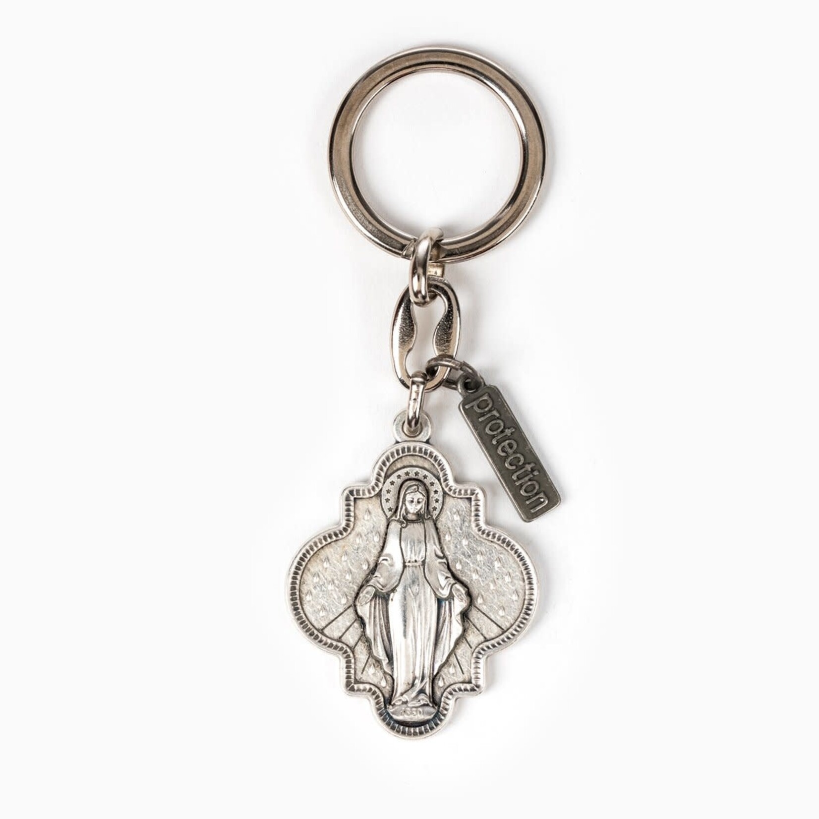 My Saint My Hero Blessed Mother Mary Miracles Key Ring