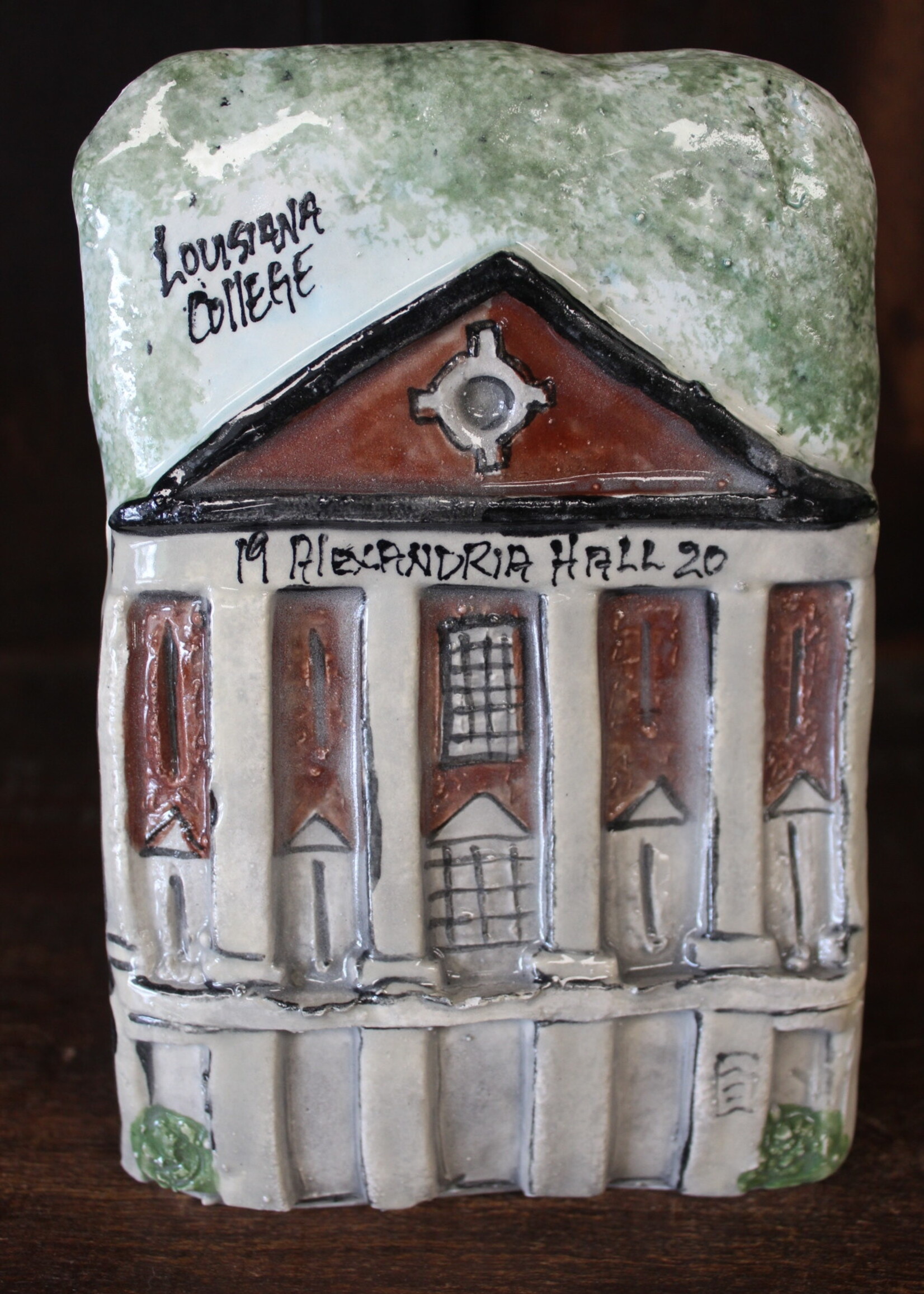 Architectural Memories Louisiana College Plaque