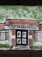 Architectural Memories Pineville High School Plaque