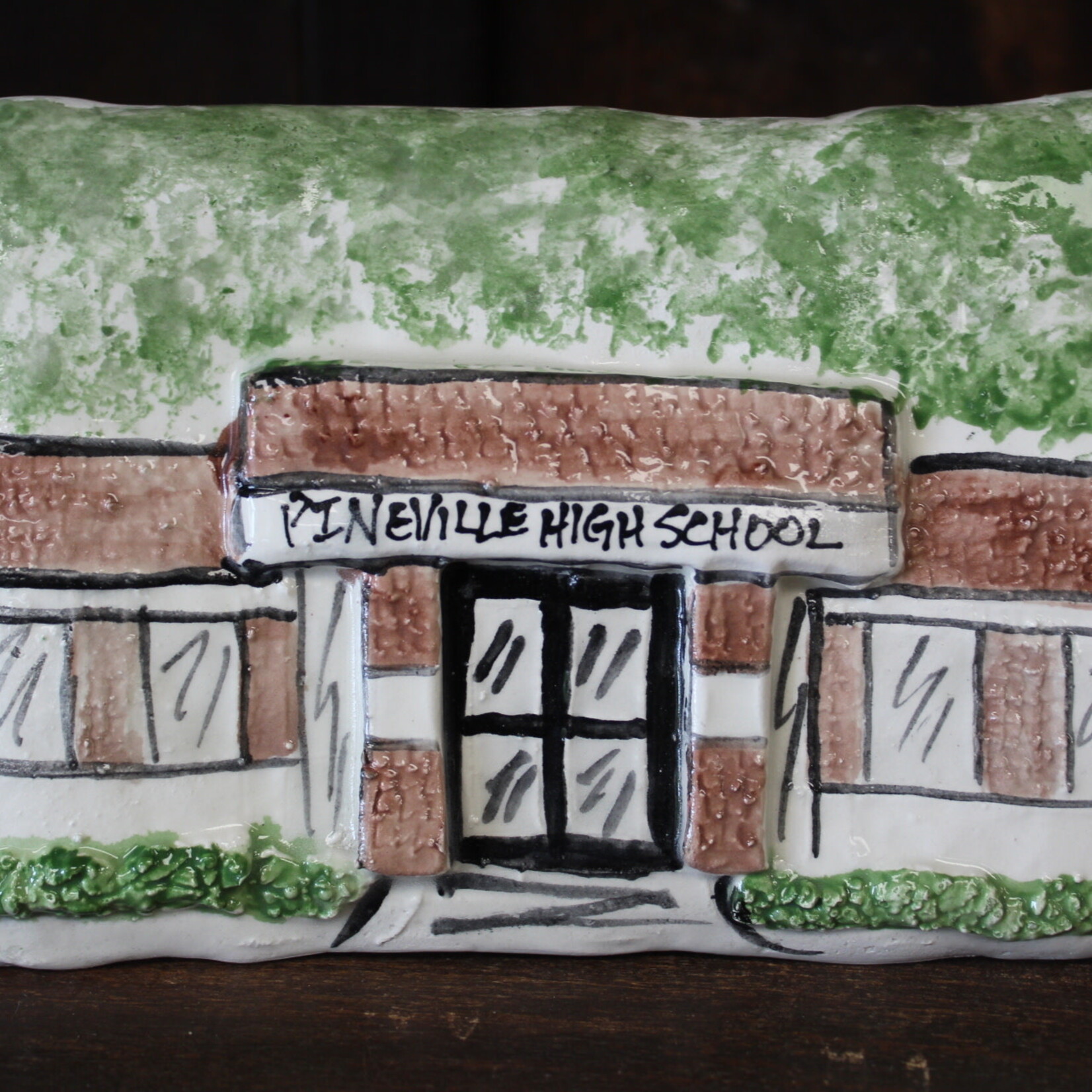 Architectural Memories Pineville High School Plaque