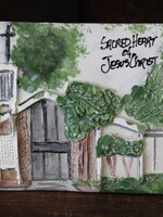 Architectural Memories Sacred Heart of Jesus Catholic Church Plaque