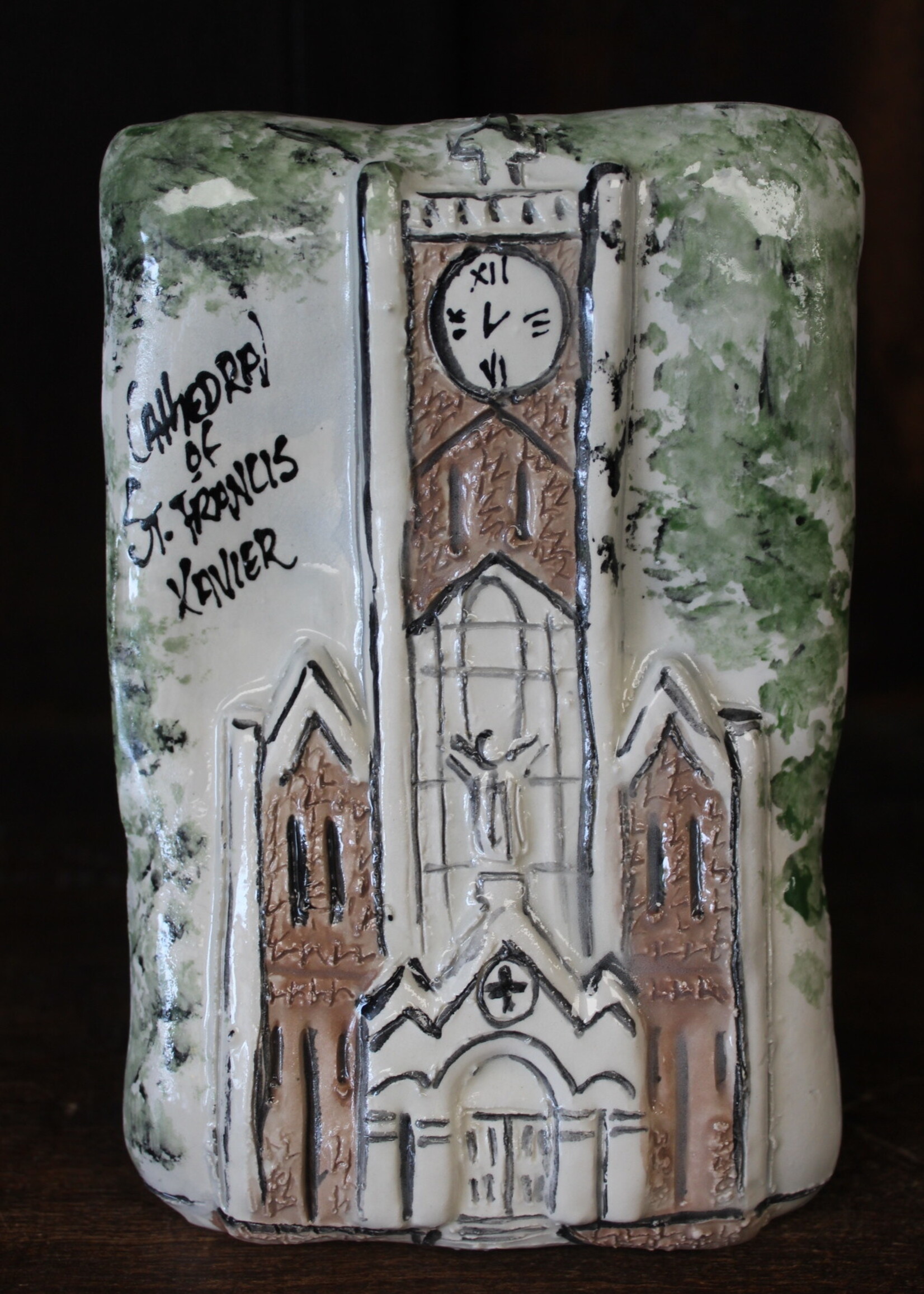 Architectural Memories St. Francis Xavier Cathedral Plaque