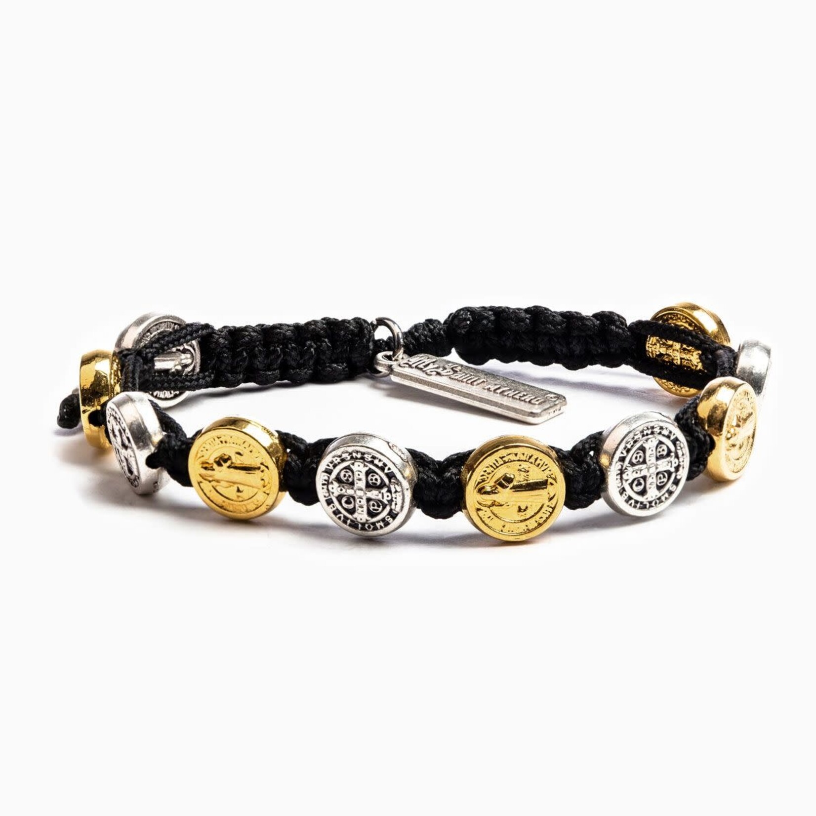 My Saint My Hero Benedictine Blessing Bracelet Mixed Medals