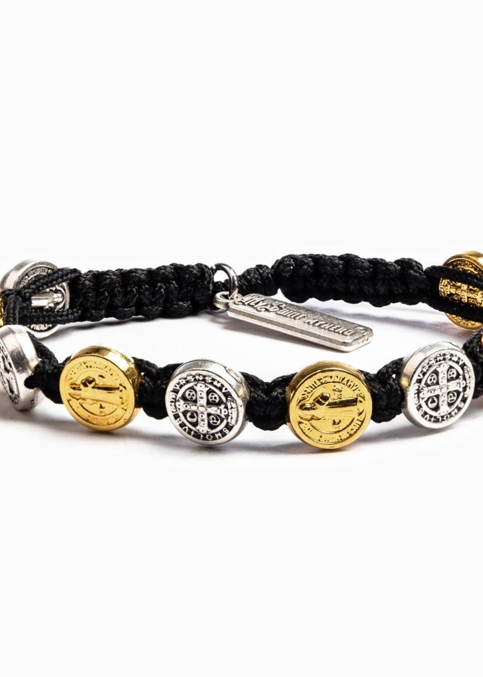 My Saint My Hero Benedictine Blessing Bracelet Mixed Medals