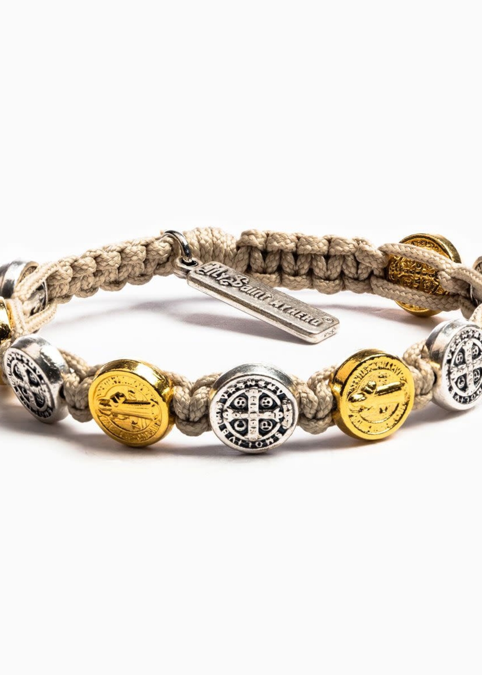 My Saint My Hero Benedictine Blessing Bracelet Mixed Medals