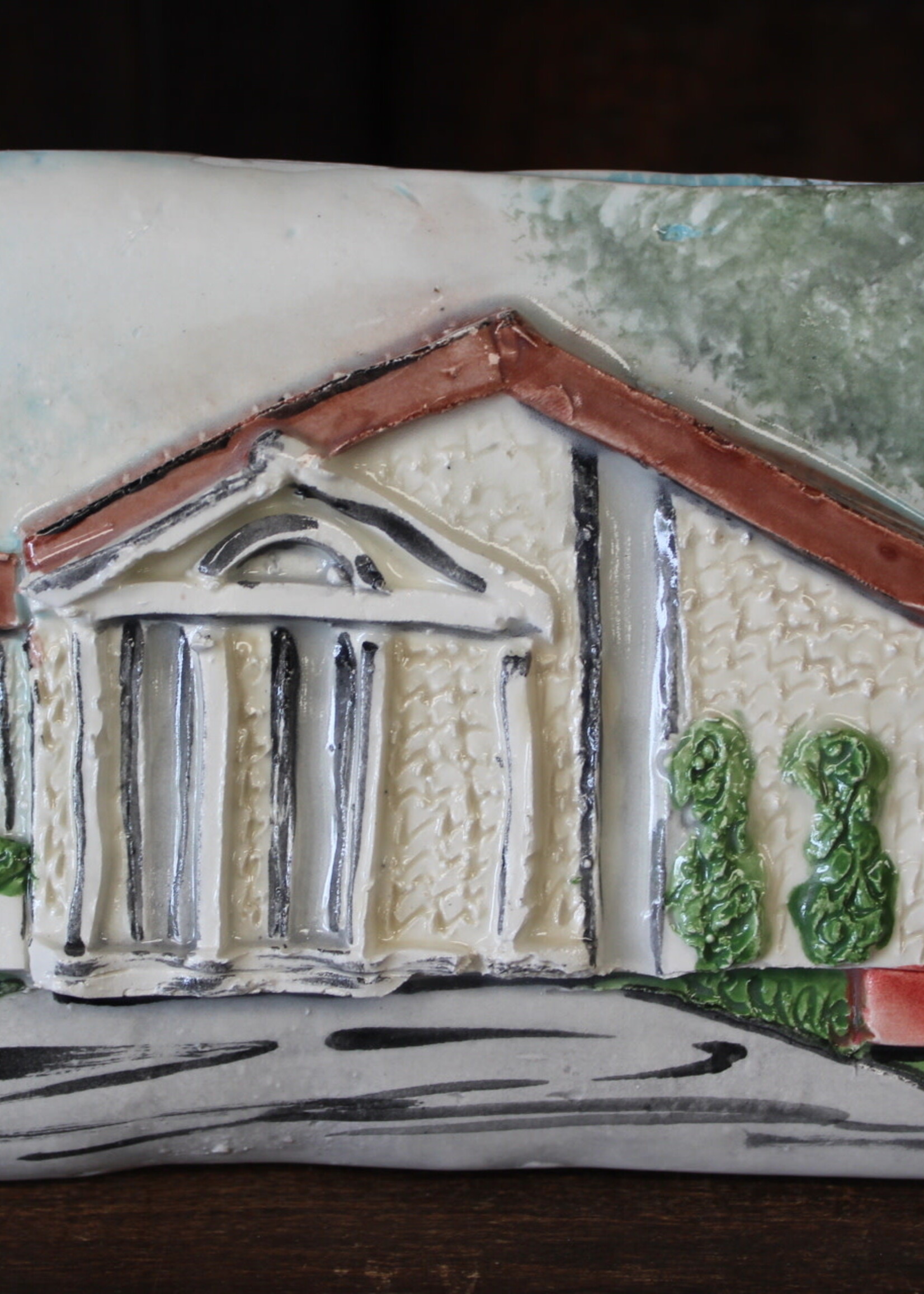 Architectural Memories Tioga High School Plaque