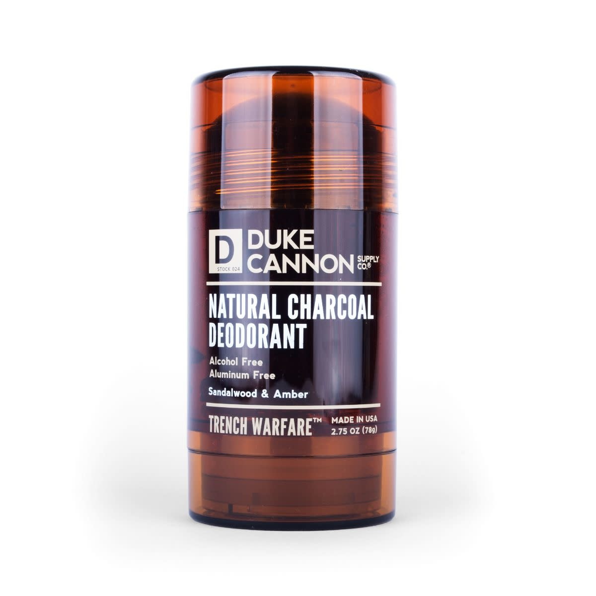 Duke Cannon Trench Warfare Sandalwood & Amber Natural Charcoal Deodorant Duke Cannon Trench Warfare Sandalwood & Amber Natural Charcoal Deodorant