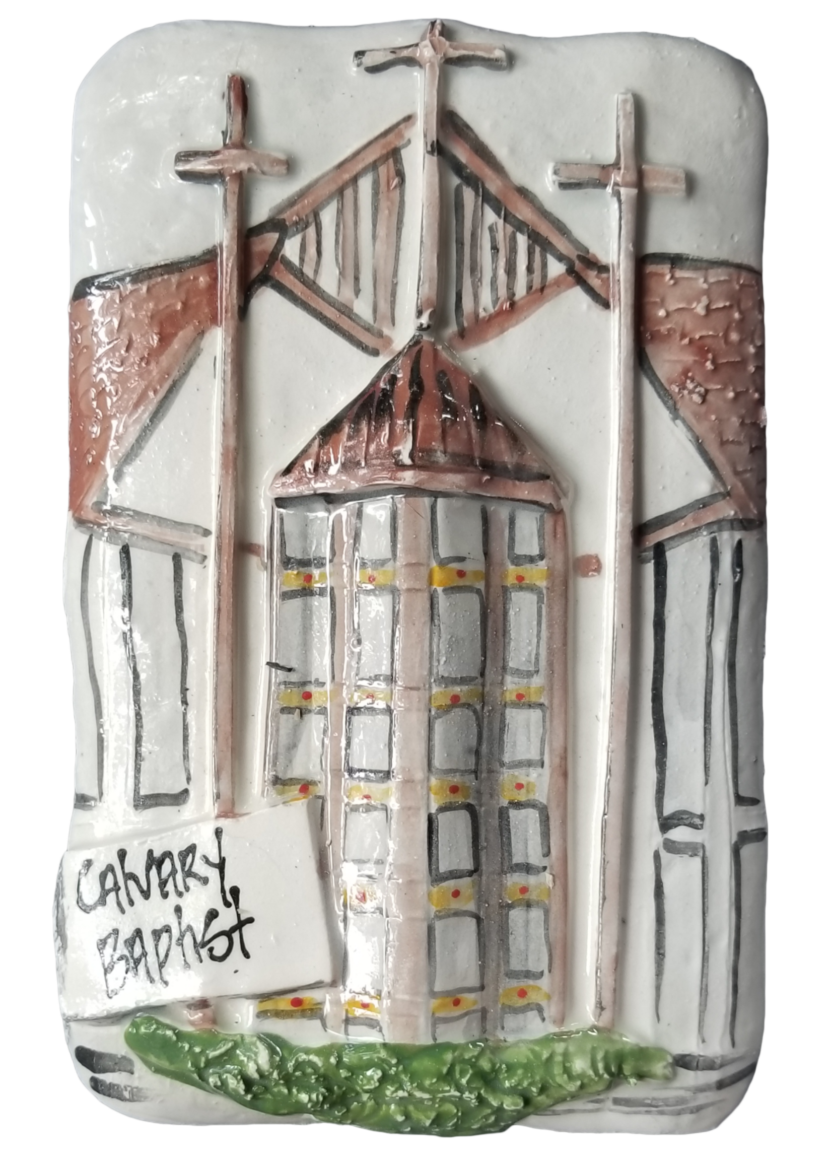 Architectural Memories Calvary Baptist Church Plaque