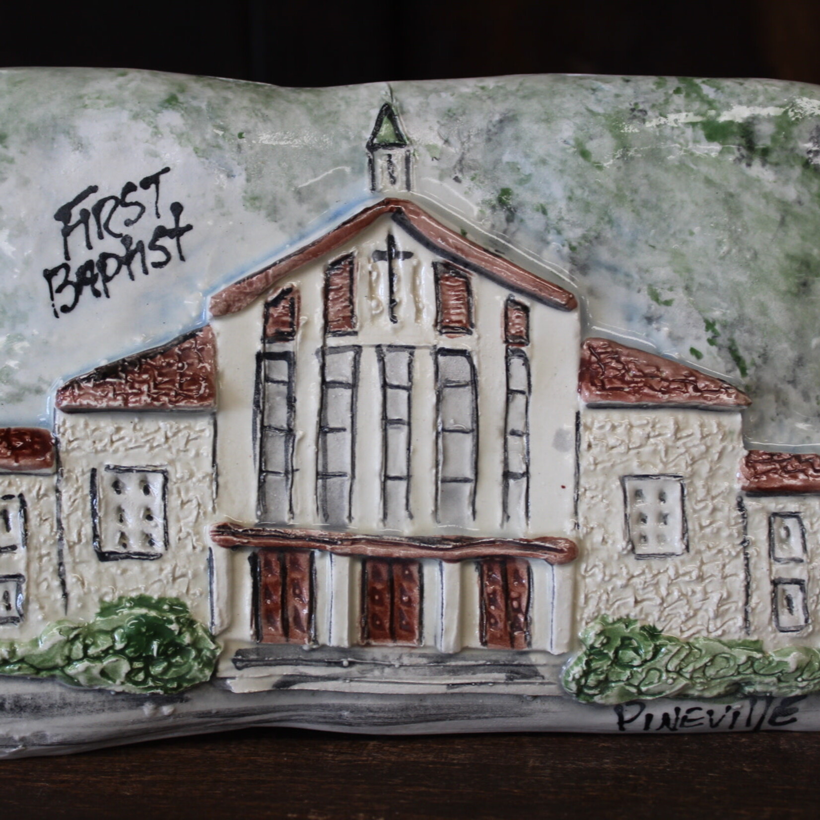 Architectural Memories First Baptist Church Plaque