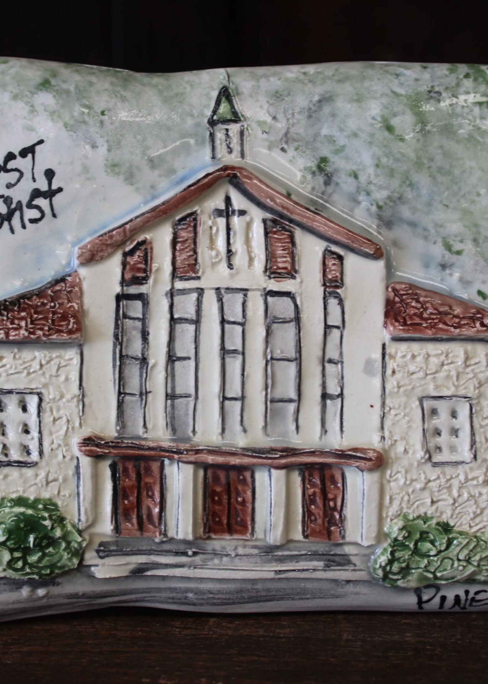 Architectural Memories First Baptist Church Plaque