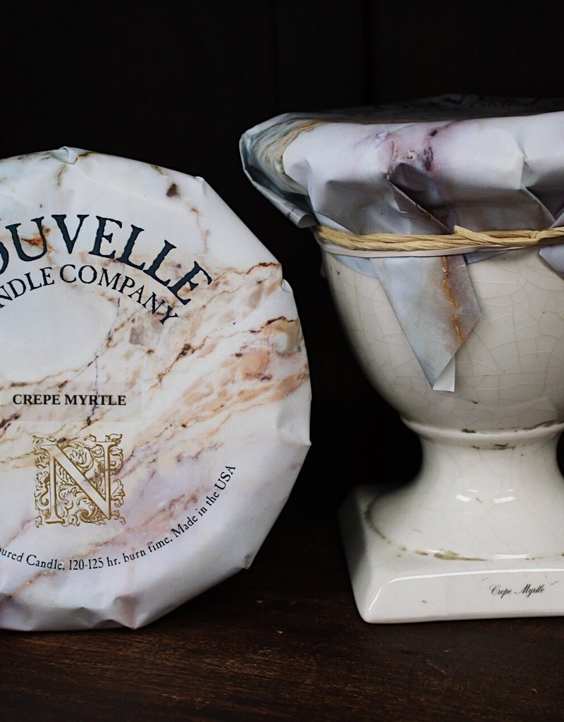 Nouvelle Candle Company Crepe Myrtle Tuscan Urn Large