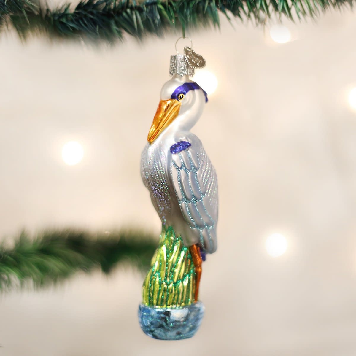 Old World Christmas OWC Great Blue Heron Ornament