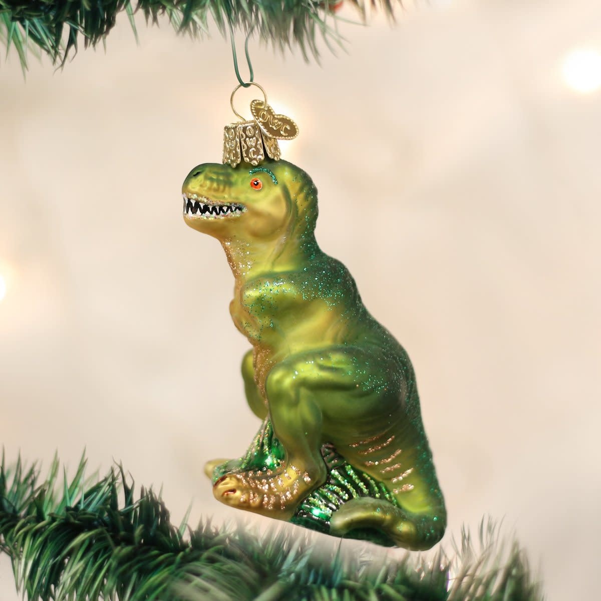 Old World Christmas OWC T-Rex Ornament