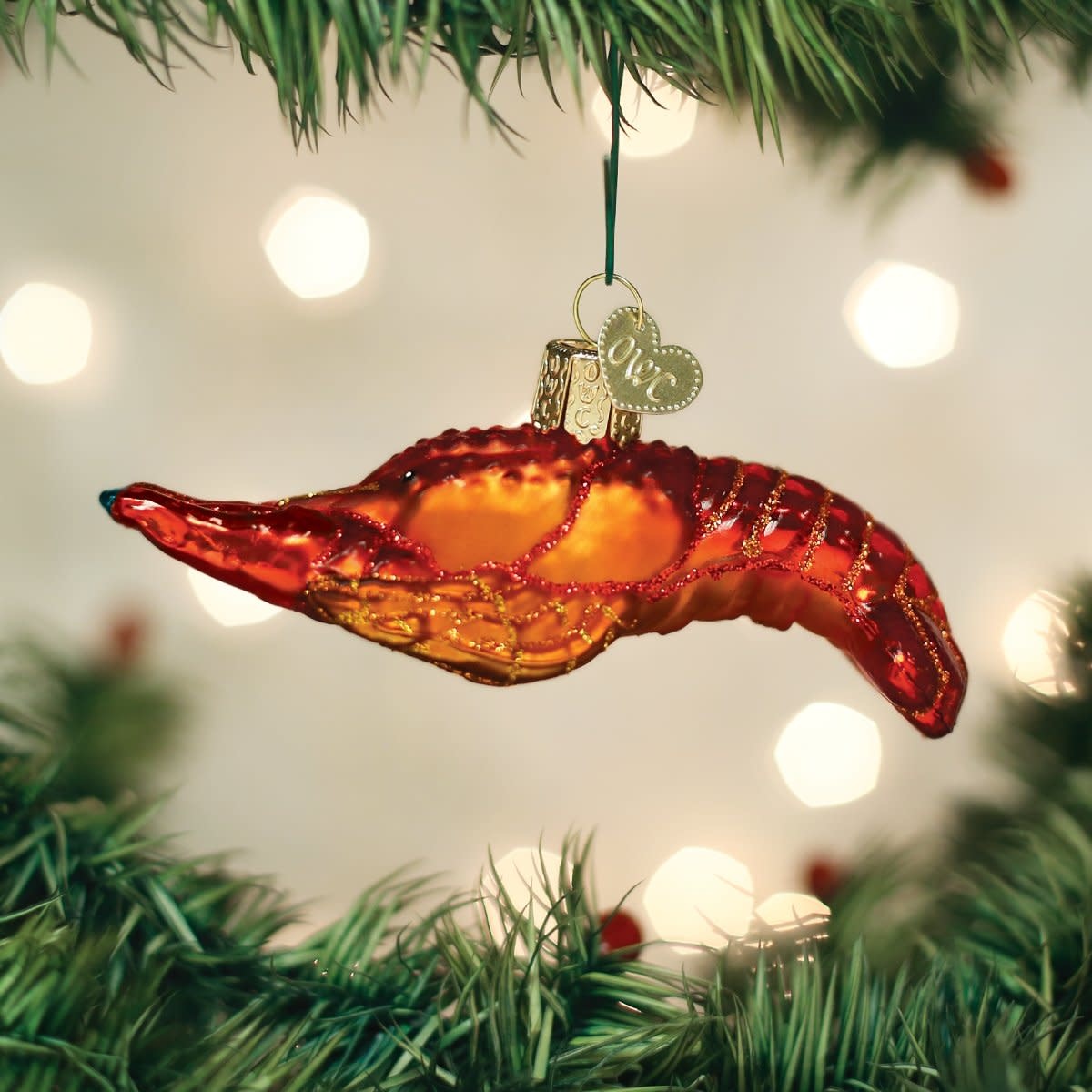 Old World Christmas OWC Crawfish Ornament