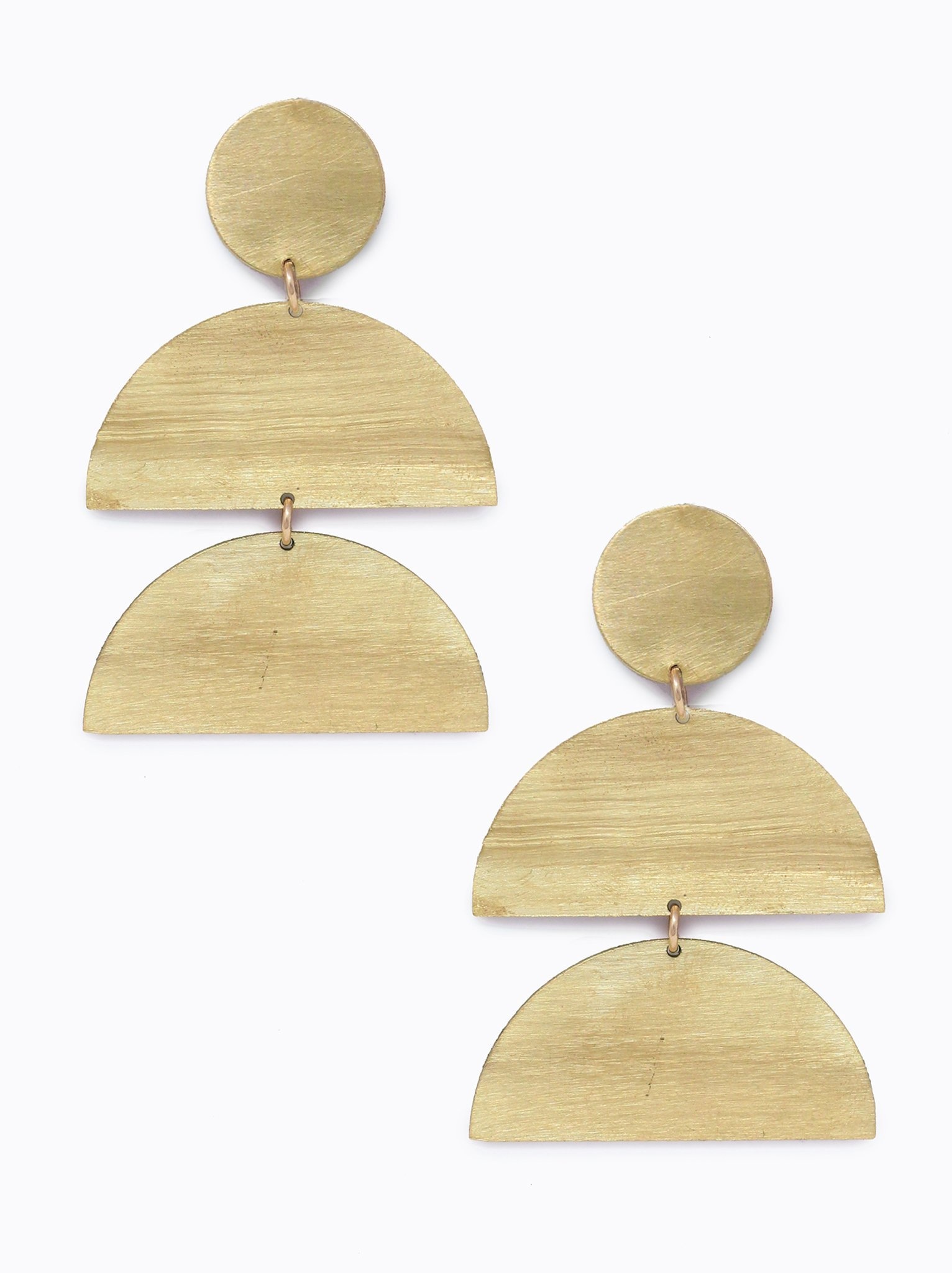ABLE Brass Silhouette Earrings ABLE Brass Silhouette Earrings