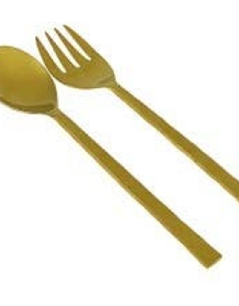 Classic Touch Decor 12" Set of 2 Salad Servers