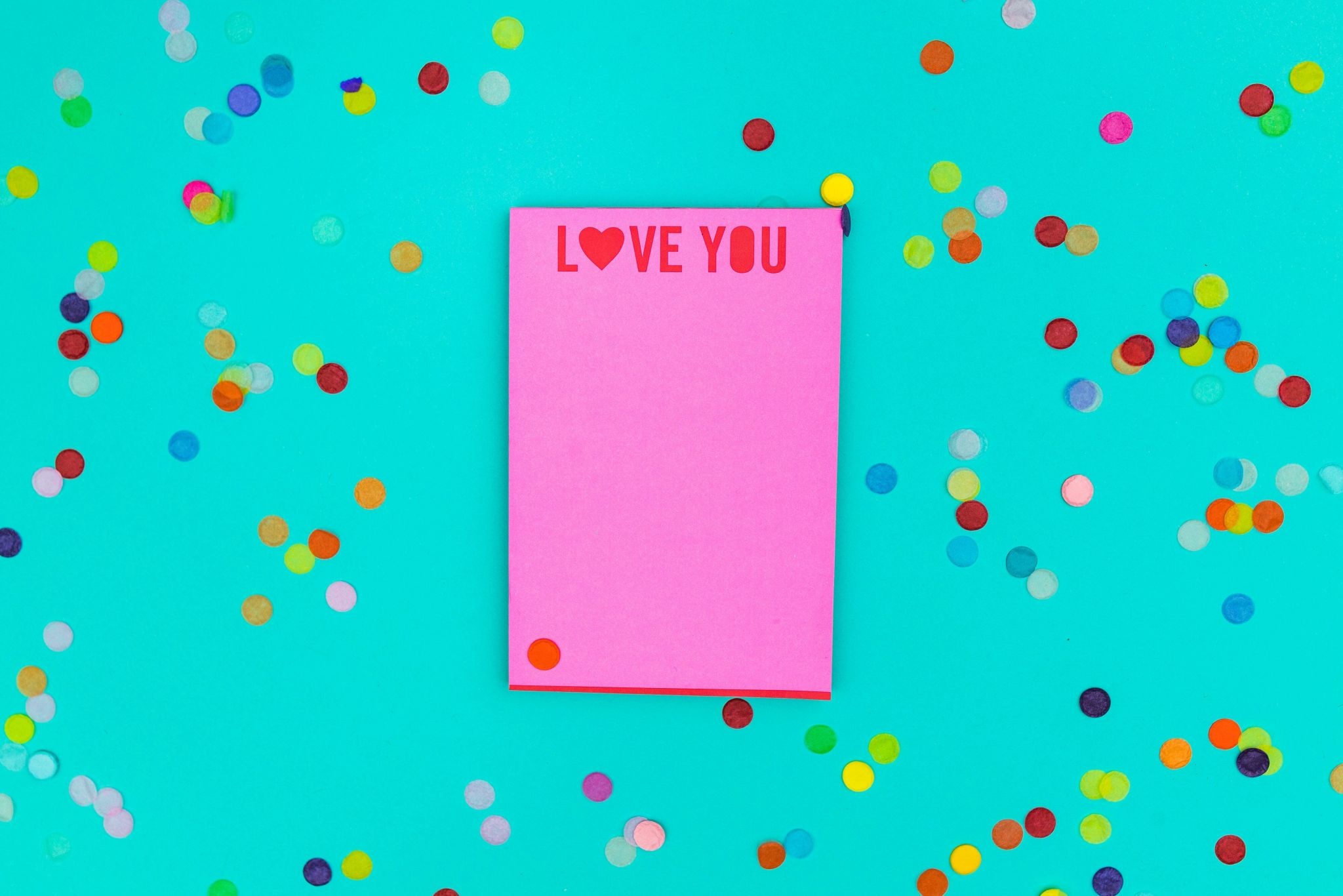 Taylor Elliott Love You 4x6 Notepad