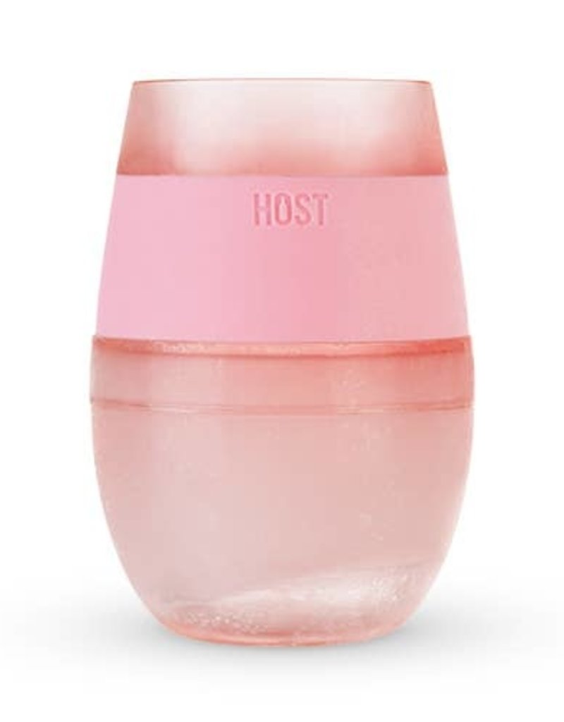 Host Wine Freeze Cooling Cup/Translucent Pink