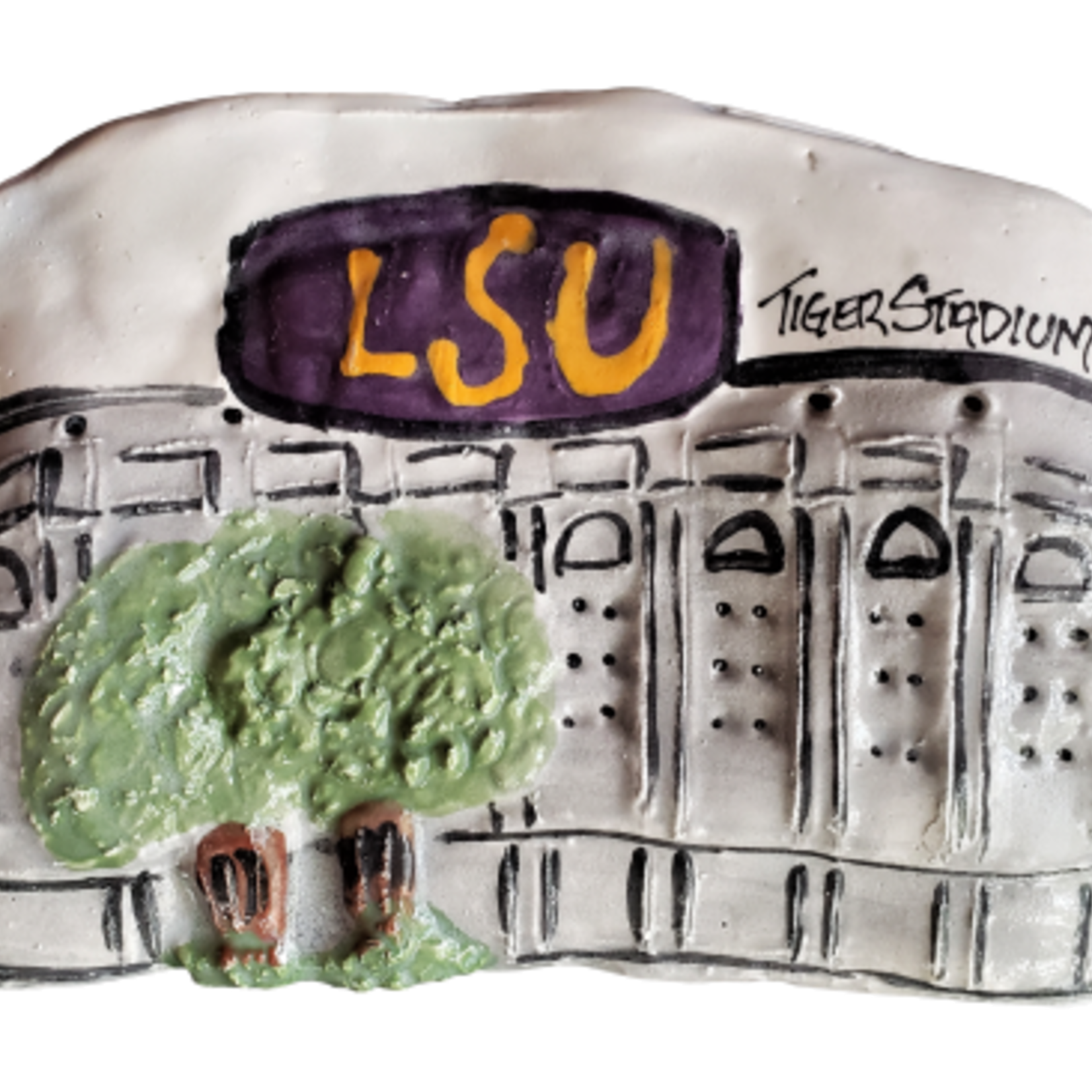 Architectural Memories LSU Tiger Stadium Plaque