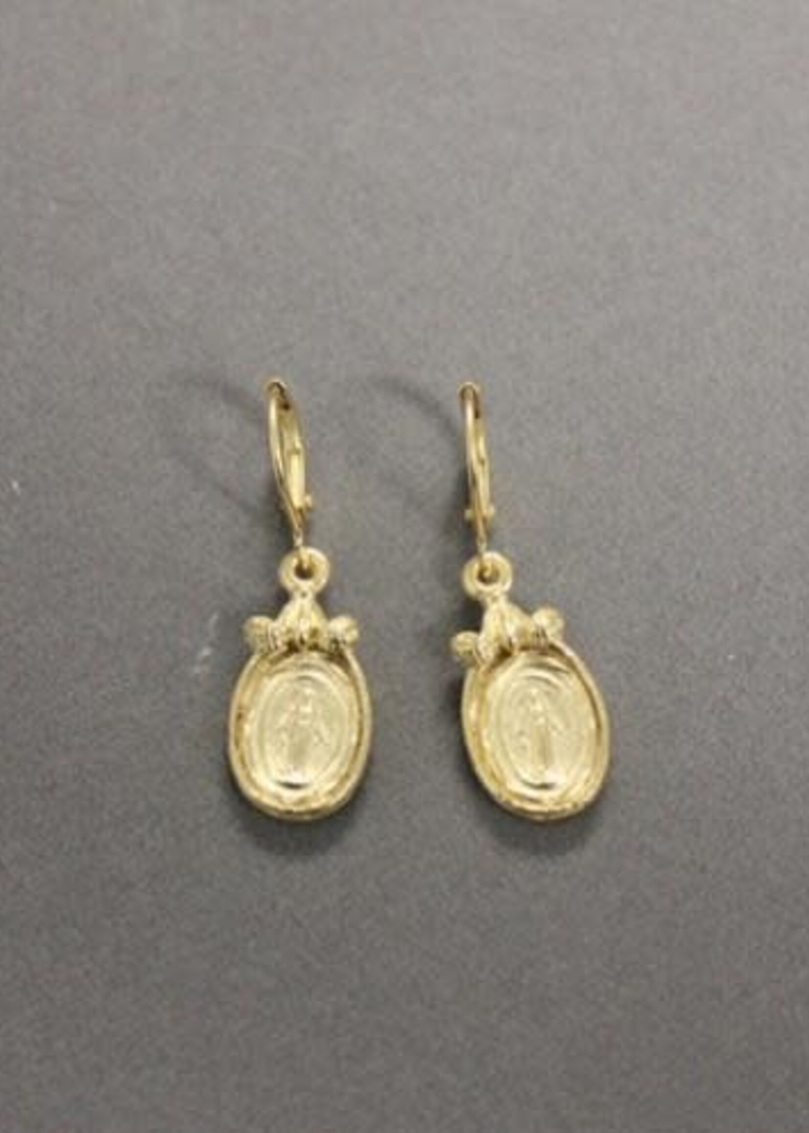 Virgin Mary Frame Earring