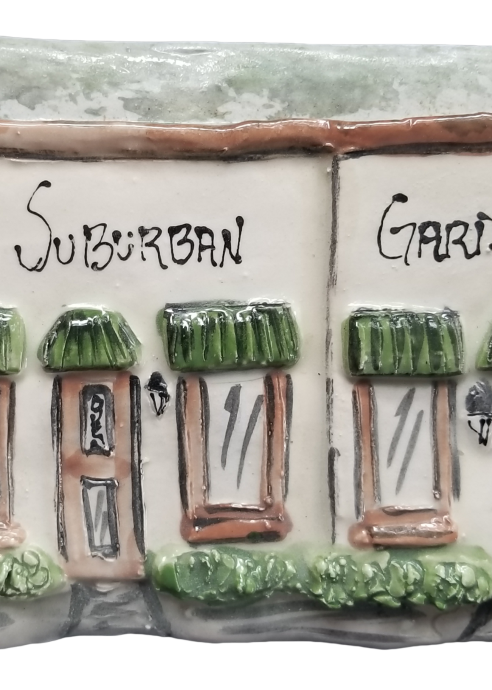 Architectural Memories Suburban Gardens Plaque