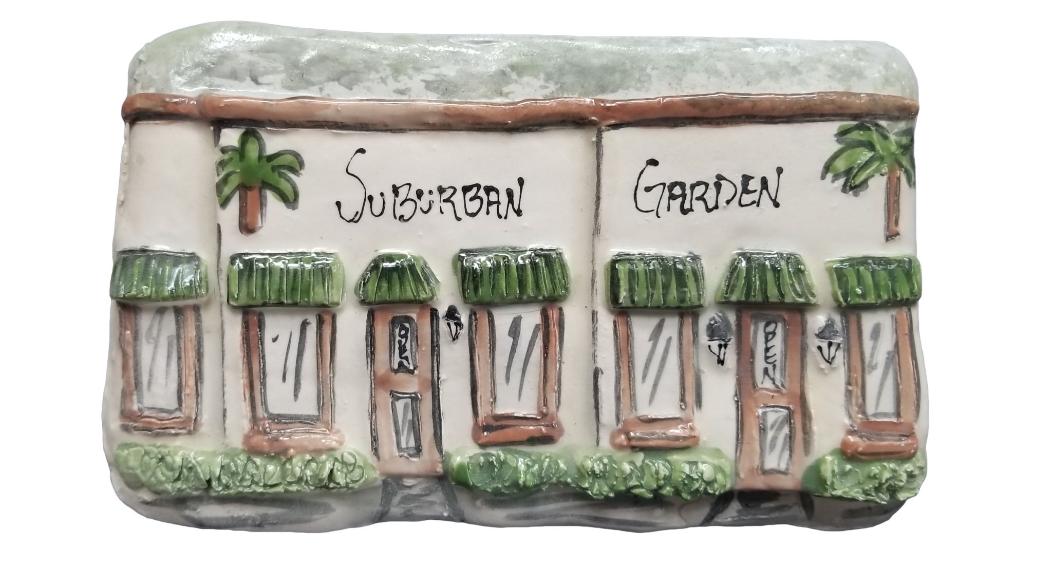 Architectural Memories Suburban Gardens Plaque Architectural Memories Suburban Gardens Plaque