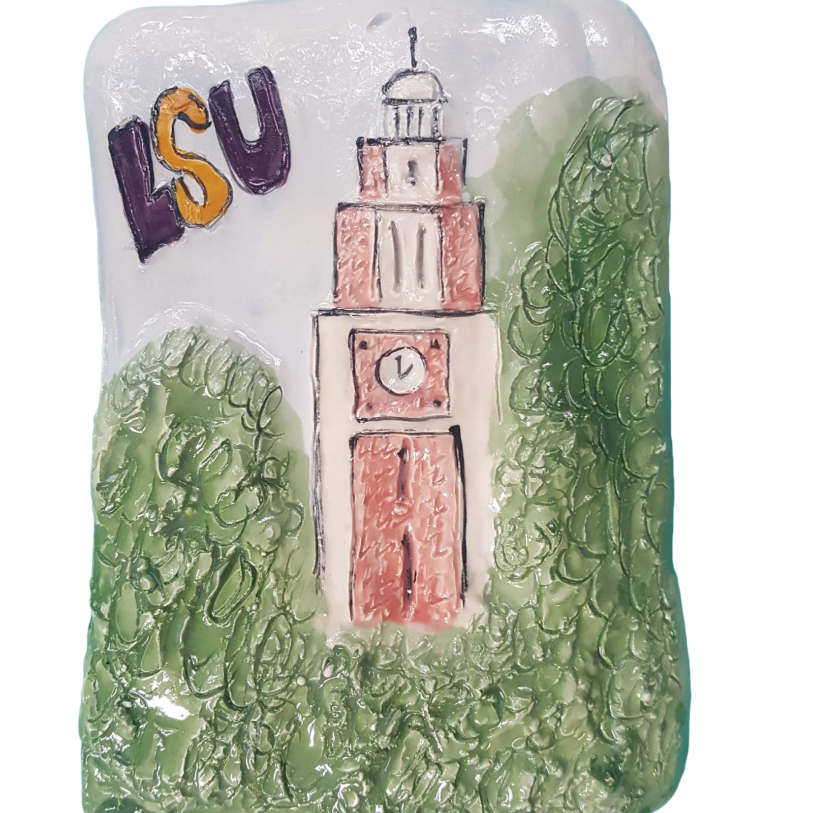 Architectural Memories LSU Tower Plaque
