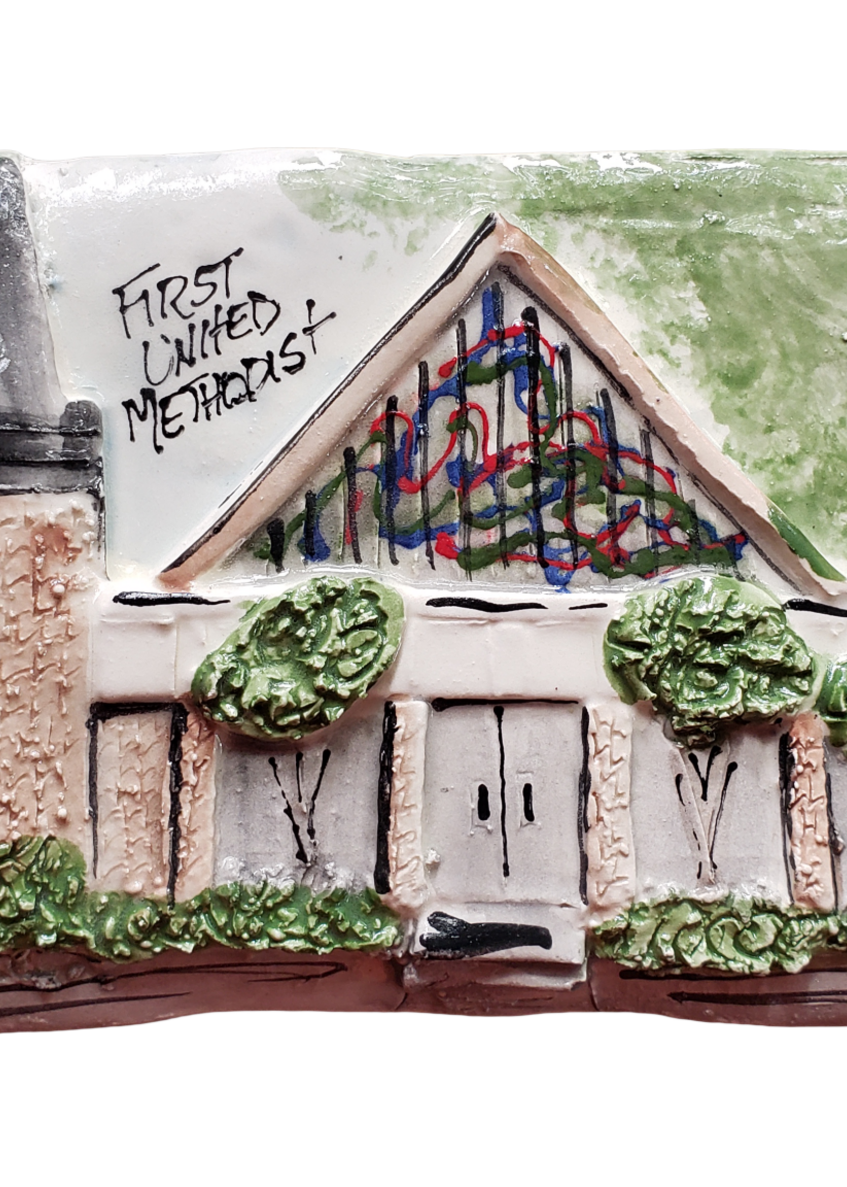 Architectural Memories First United Methodist Jackson St Church Plaque